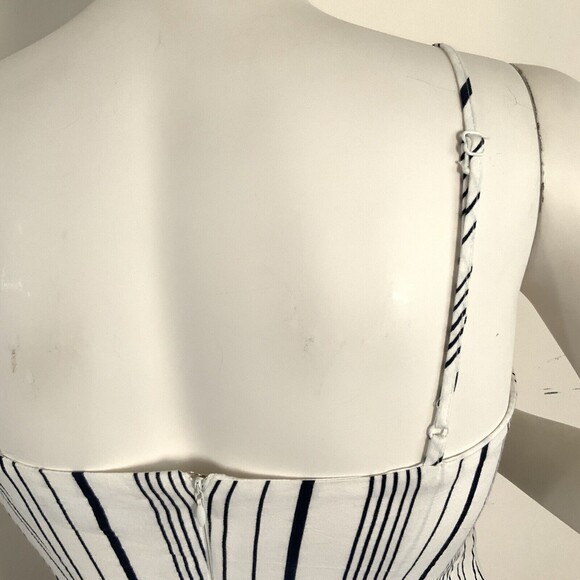Lulu’s Dress Navy White Stripe Mini Spaghetti Strap L - Picture 6 of 10
